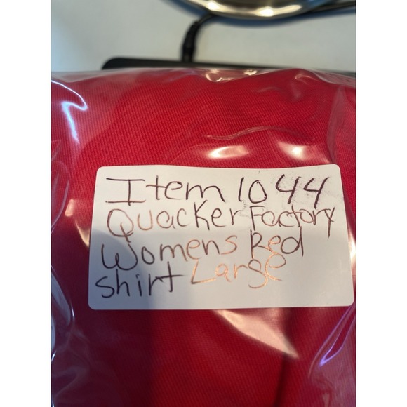 Quacker Factory QVC Womens Sequined Shirt Size Large Fall Winter Holiday Cozy - Picture 12 of 13